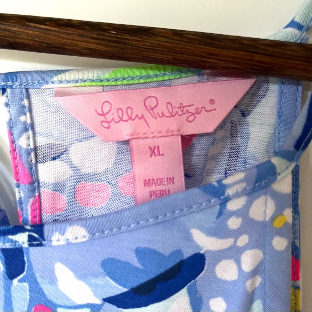 SOLD Lilly Pulitzer Pima Cotton Margot Swing Dress XL - Picture 6 of 7